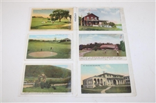 Seventy Eight (78) Various Early 1900's Laminated Golf Themed Post Cards