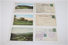 Seventy Eight (78) Various Early 1900's Laminated Golf Themed Post Cards