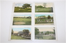 Seventy Eight (78) Various Early 1900's Laminated Golf Themed Post Cards