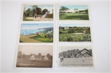 Seventy Eight (78) Various Early 1900's Laminated Golf Themed Post Cards