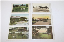Seventy Eight (78) Various Early 1900's Laminated Golf Themed Post Cards