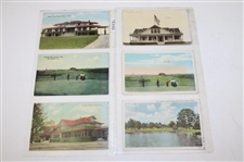 Seventy (70) Various Early 1900's Laminated Golf Themed Post Cards