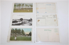 Seventy (72) Various Early 1900's Laminated Golf Themed Post Cards