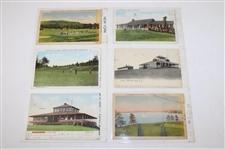Seventy (72) Various Early 1900's Laminated Golf Themed Post Cards