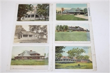 Seventy Five (75) Various Early 1900's Laminated Golf Themed Post Cards