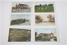 Seventy Five (75) Various Early 1900's Laminated Golf Themed Post Cards