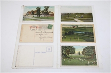 Seventy Five (75) Various Early 1900's Laminated Golf Themed Post Cards