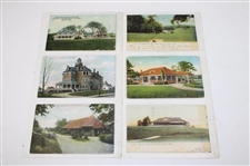 Seventy Five (75) Various Early 1900's Laminated Golf Themed Post Cards