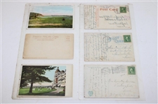 Seventy Five (75) Various Early 1900's Laminated Golf Themed Post Cards