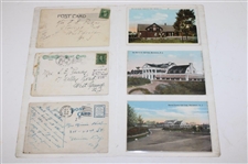 Seventy (70) Various Early 1900's Laminated Golf Themed Post Cards
