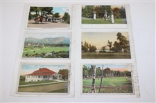 Seventy (70) Various Early 1900's Laminated Golf Themed Post Cards
