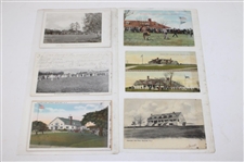 Seventy (70) Various Early 1900's Laminated Golf Themed Post Cards