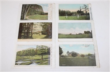 Seventy (70) Various Early 1900's Laminated Golf Themed Post Cards