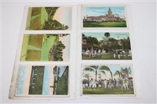 Seventy (70) Various Early 1900's Laminated Golf Themed Post Cards