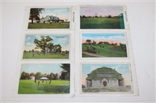 Seventy Four (74) Various Early 1900's Laminated Golf Themed Post Cards
