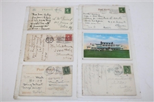 Seventy Four (74) Various Early 1900's Laminated Golf Themed Post Cards