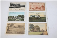 Seventy Four (74) Various Early 1900's Laminated Golf Themed Post Cards