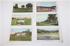 Seventy Four (74) Various Early 1900's Laminated Golf Themed Post Cards
