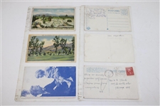 Seventy Four (74) Various Early 1900's Laminated Golf Themed Post Cards