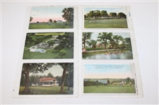 Seventy Four (74) Various Early 1900's Laminated Golf Themed Post Cards
