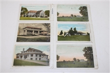 Seventy Four (74) Various Early 1900's Laminated Golf Themed Post Cards