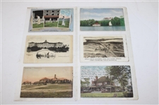Eighty Nine (89) Various Early 1900's Laminated Golf Themed Post Cards