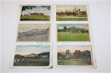 Eighty Nine (89) Various Early 1900's Laminated Golf Themed Post Cards