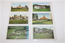Eighty Nine (89) Various Early 1900's Laminated Golf Themed Post Cards