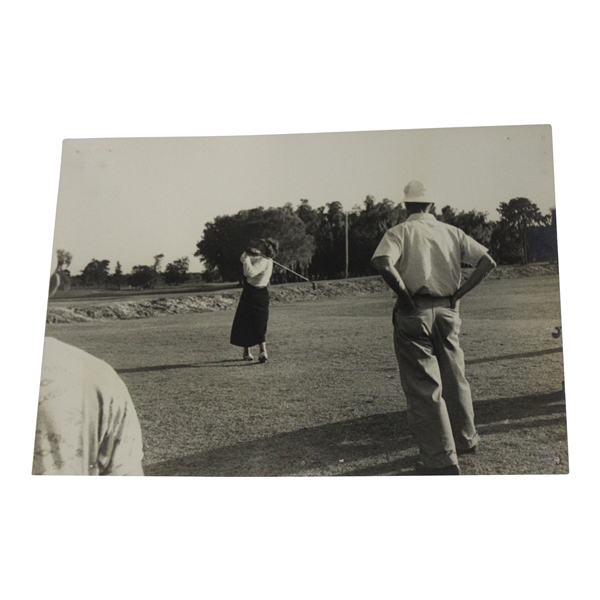 Babe Zaharias Post-Swing Original Black & White Photo