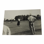 Babe Zaharias Post-Swing Original Black & White Photo