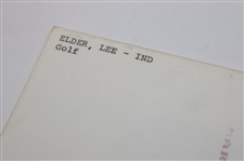 1978 Lee Elder with NFL WR Odell Barry at Houston Open Press Photo
