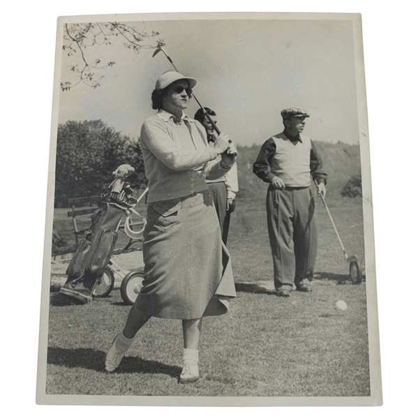 1951 Maureen Orcutt Post-Swing Just a Friendly Ruond Photo