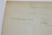 1951 Maureen Orcutt Post-Swing 'Just a Friendly Ruond' Photo
