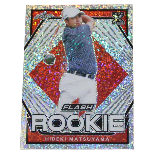 2021 Hideki Matsuyama Ltd 2/5 Leaf Flash Rookie Card #4