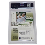 2002 Upper Deck Golf #41 Phil Mickelson PSA NM-MT 8