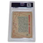 1967 Crack Roberto De Vicenzo Figuritas Sport #153 PSA Pr 1