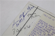 1958 Bobby Jones World Amateur at St. Andrews Hold-Up at the 4th Wire Photo 