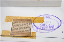 1958 Bobby Jones World Amateur at St. Andrews Hold-Up at the 4th Wire Photo 