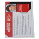 Maverick McNealy Signed 2015 Sports Illustrated Kids Golf Rookie Card #442 JSA ALOA