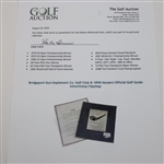 Bridgeport Gun Implement Co. Golf Club & 1898 Harpers Official Golf Guide Advertising Clippings