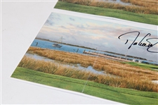 Davis Love III & Fuzzy Zoeller Signed Harbourtown Scorecards JSA ALOA