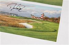 Davis Love III & Fuzzy Zoeller Signed Harbourtown Scorecards JSA ALOA