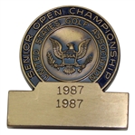 1987 US Senior Open at Brooklawn CC Money Clip - Gary Player Win