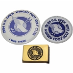 1984 US Open at Winged Foot Button, Patch & Belt Buckle