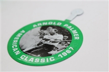 Arnold Palmer Money Clip & 1967 Arnold Palmer Game Tab/Button