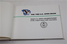 1982 US Open at Pebble Beach Hard Cover Program - Tom Watson Winner