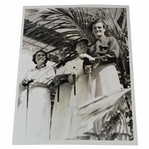 1937 Women Take Hold of Professional Golf Important Photo w/Babe Didrikson & Jean Bauer