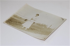 1910 Dorothy Robinson 'Early Female Golf Star on the Course' Vintage Photo