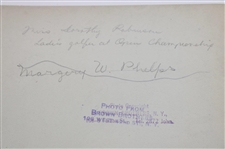 1910 Dorothy Robinson 'Early Female Golf Star on the Course' Vintage Photo