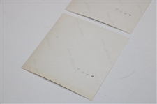 Three (3) 1965 Masters Tournament Original Kodak Photos w/Ben Hogan on Practice Green